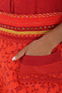 Belt in multi colors with metal sequins